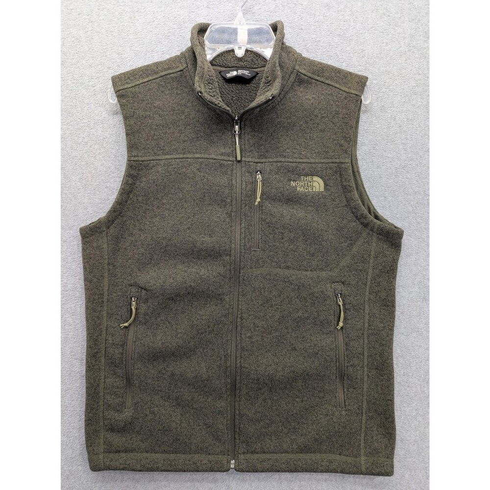 The North Face Olive Green Fleece Vest